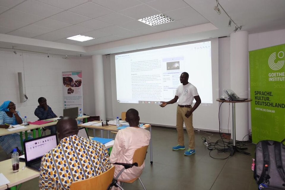 Goethe-Institut Dakar installation view