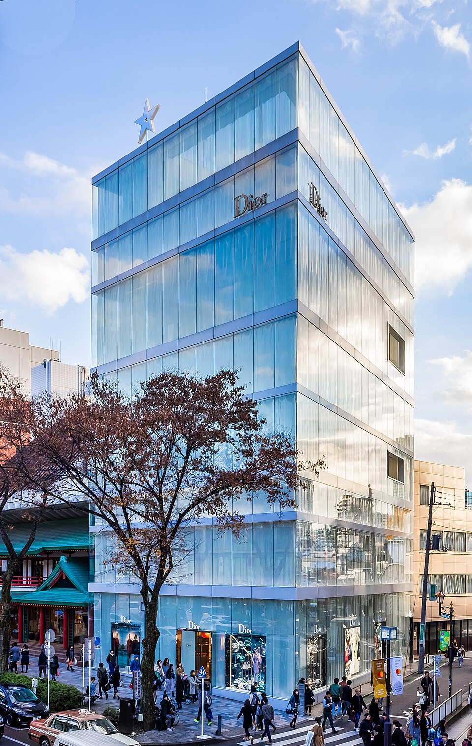 Dior Omotesando, photographed exterior