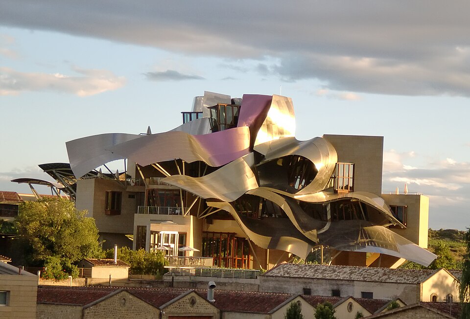 Hotel Marqués de Riscal, photographed exterior