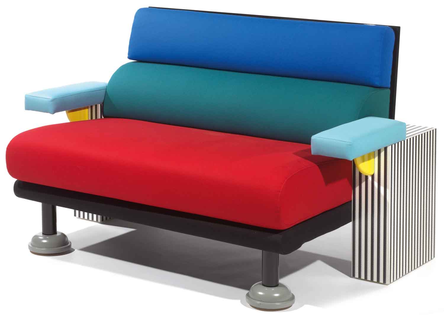 Andrea Branzi, Ettore Sottsass and Alessandro Mendini in Italian Radical Design timeline 1966–1995.