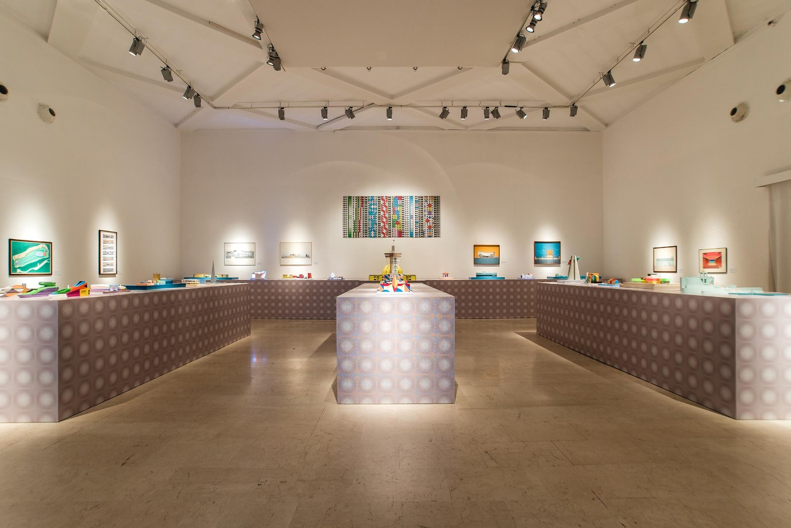 Alessandro Mendini retrospective at Villa Giulia, Verbania, Lake Maggiore, 2026, with the Proust Armchair and 100% Make-Up vases distributed through the 19th-century villa as furnishings