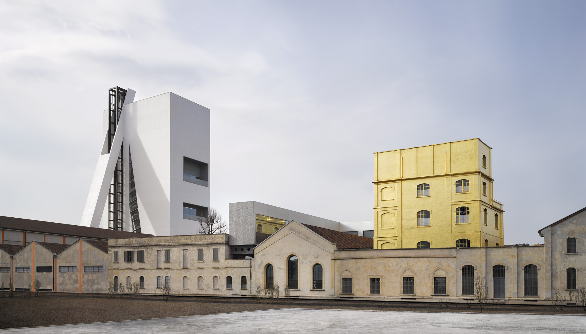 Prada partnerships outside fashion, from Fondazione Prada at Largo Isarco in Milan to the Axiom Space AxEMU lunar spacesuit for NASA's Artemis IV mission