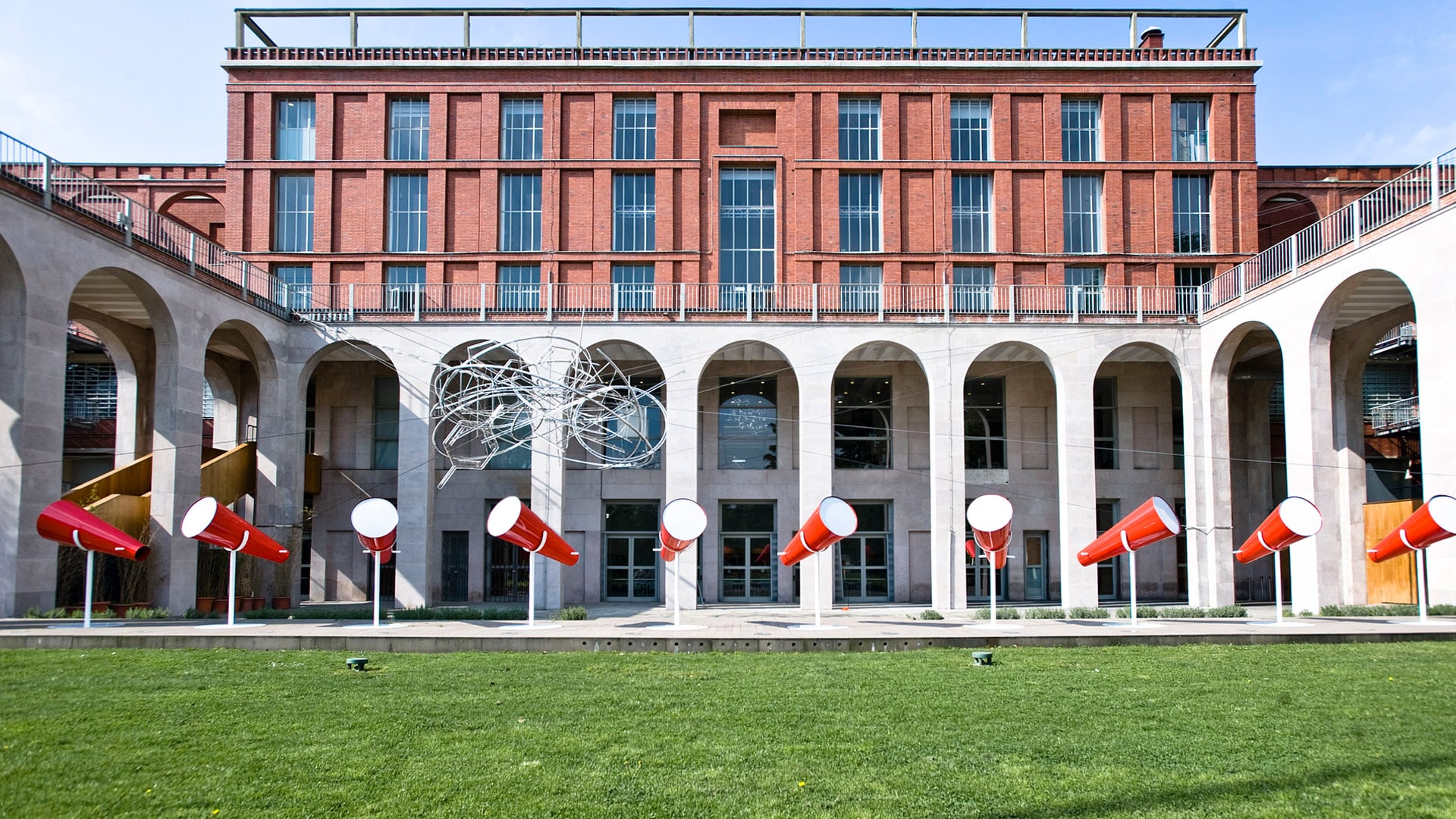 Palazzo dell'Arte, Triennale Milano's permanent seat in Parco Sempione, designed by Giovanni Muzio 1931–1933