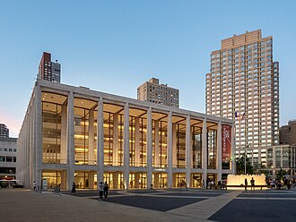 David Geffen Hall, photographed exterior
