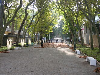 Giardini della Biennale, photographed exterior