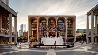 Lincoln Center for the Performing Arts, photographed exterior