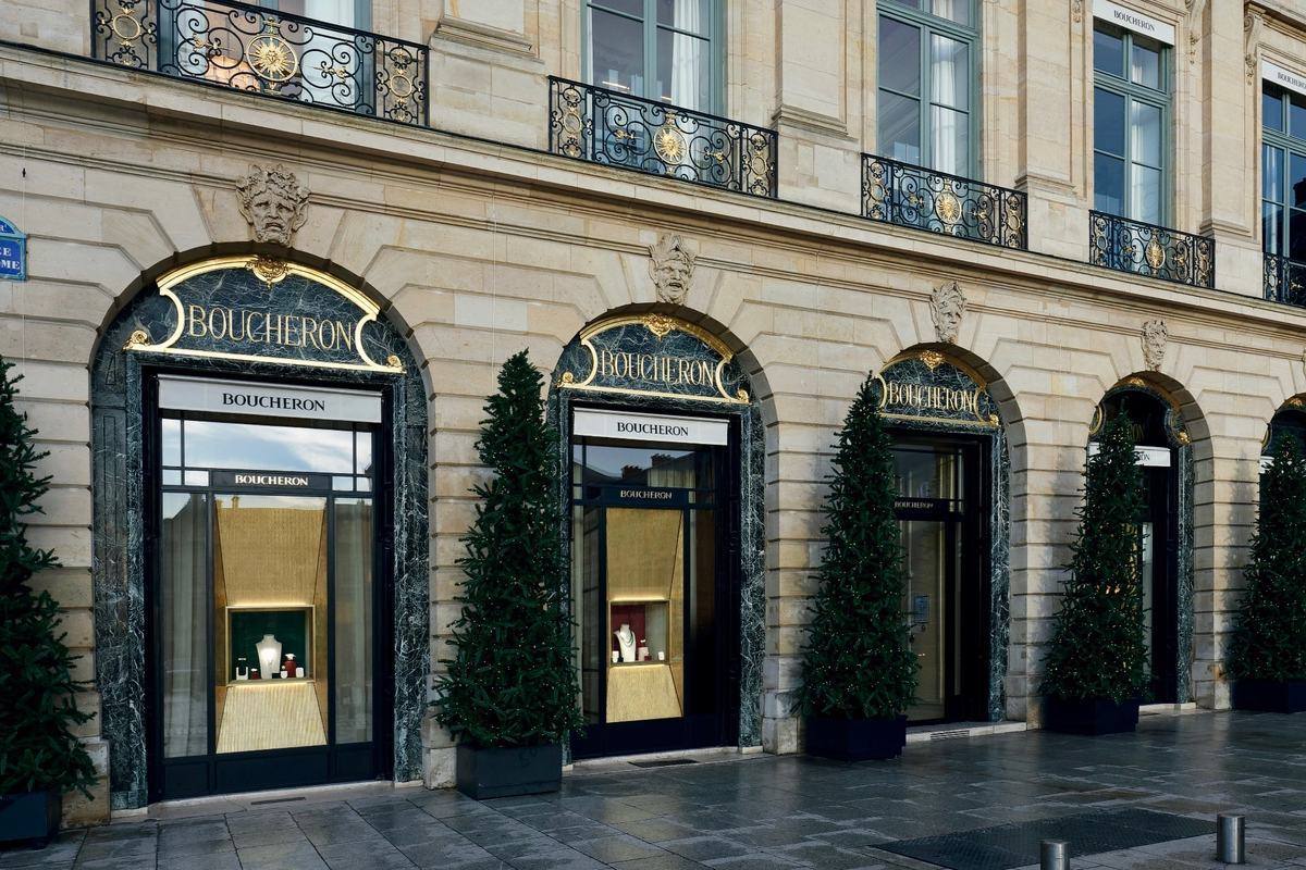 Boucheron's flagship at 26 Place Vendôme, Paris, anchor of Kering's new jewellery division